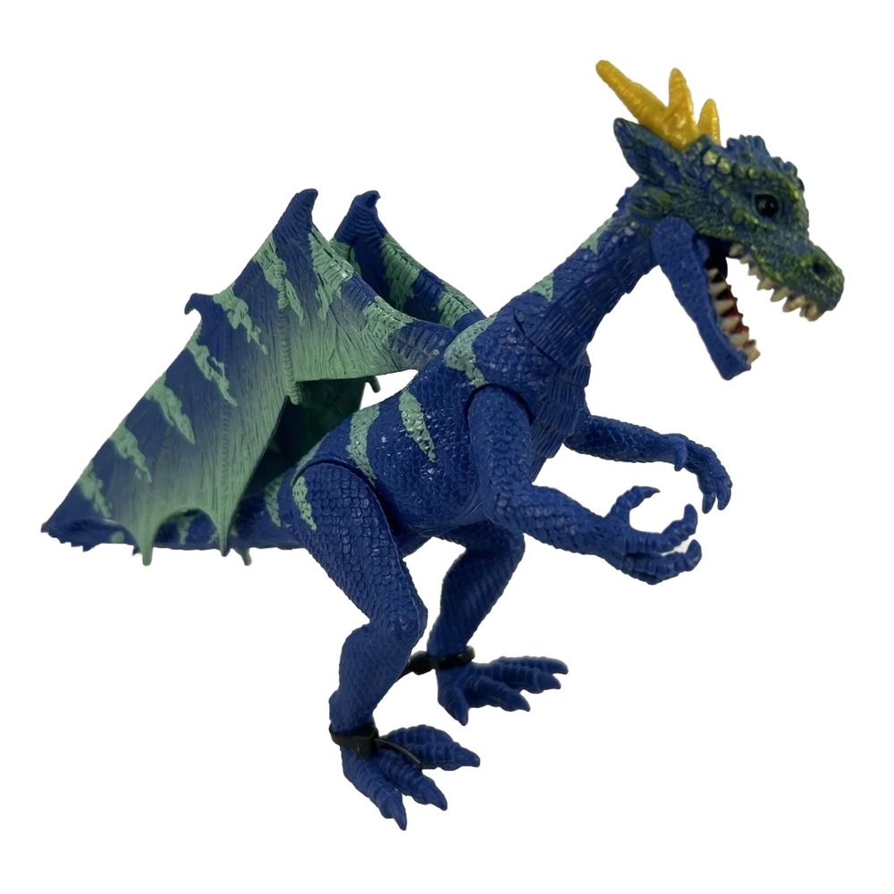 Kid Galaxy Dragon Action Figure Lot of 2 Poseable Toys Fantasy - Picture 2 of 11